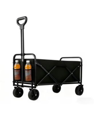 680LBS Heavy Duty Folding Wagon Cart,All-Terrain Large Capacity,Camping Grocery Beach Sports Garden Home