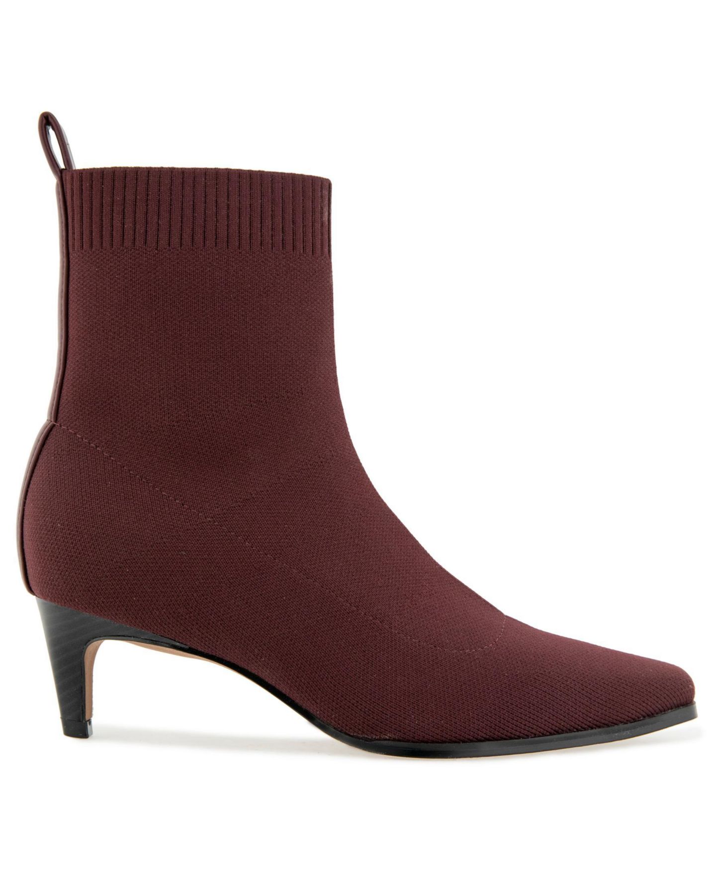 Женские ботинки Splendid July Knit Snip Toe Bootie, цвет: Пепельный винный — фото 2