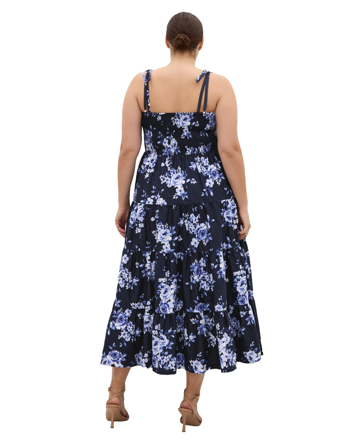 City Chic Women's Plus Marli Floral Tier Maxi Dress