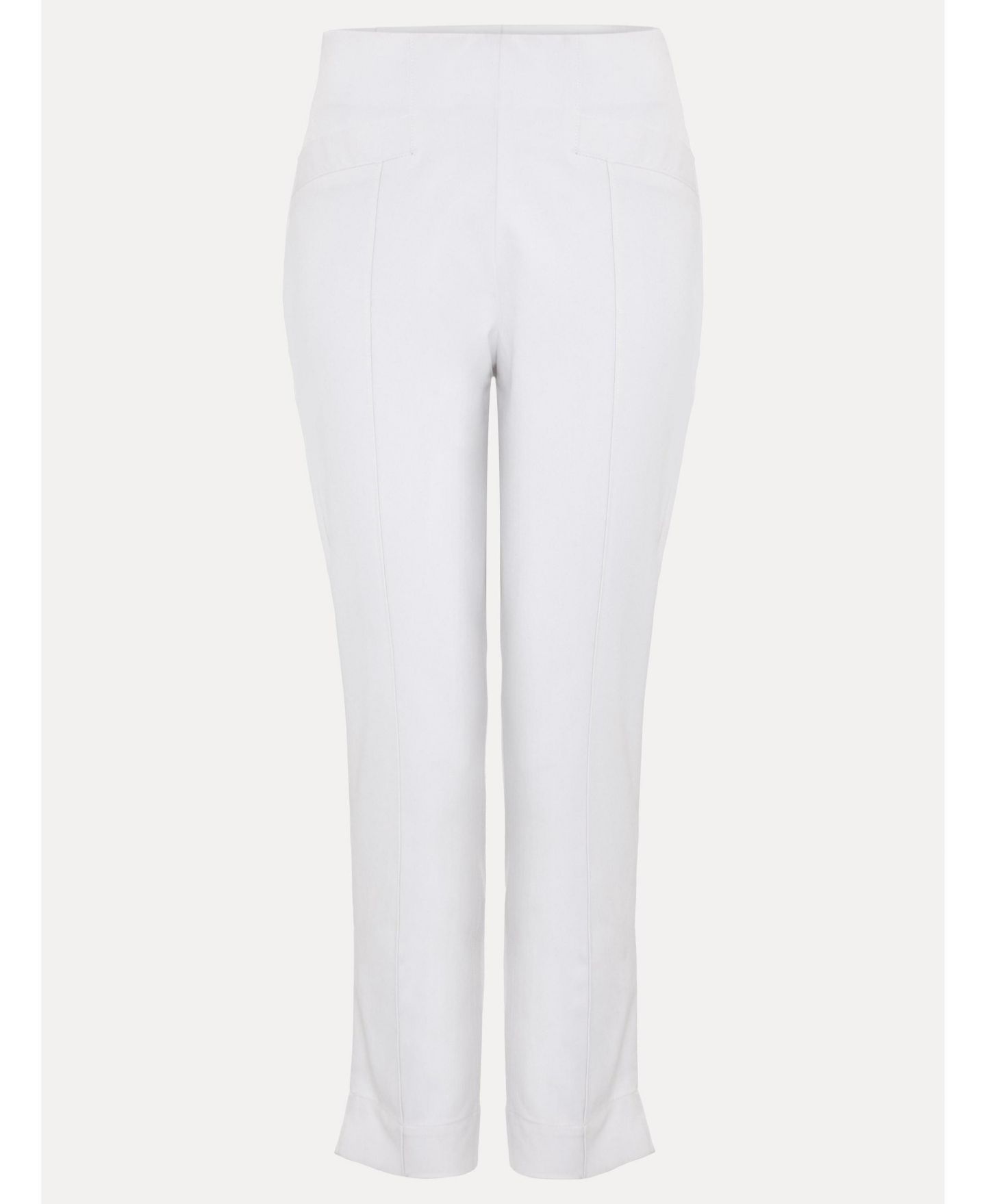 Женские брюки Phase Eight Miah Cropped Tailored Cigarette, цвет: Белый — фото 7