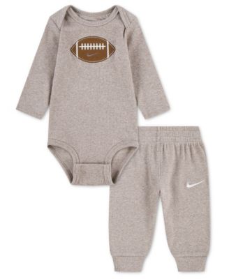 Baby Boys' Readyset Grow Football Long-Sleeve Bodysuit and Pants, 2-Piece Set