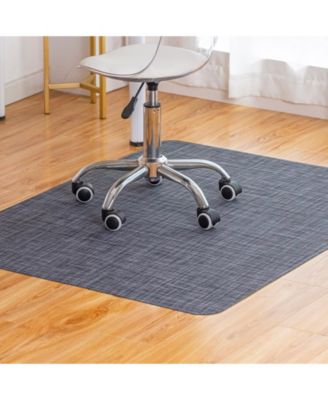Heavy Duty Non-Slip Office Chair Mat for Hardwood Floors Silent Smooth Glide Floor Protector