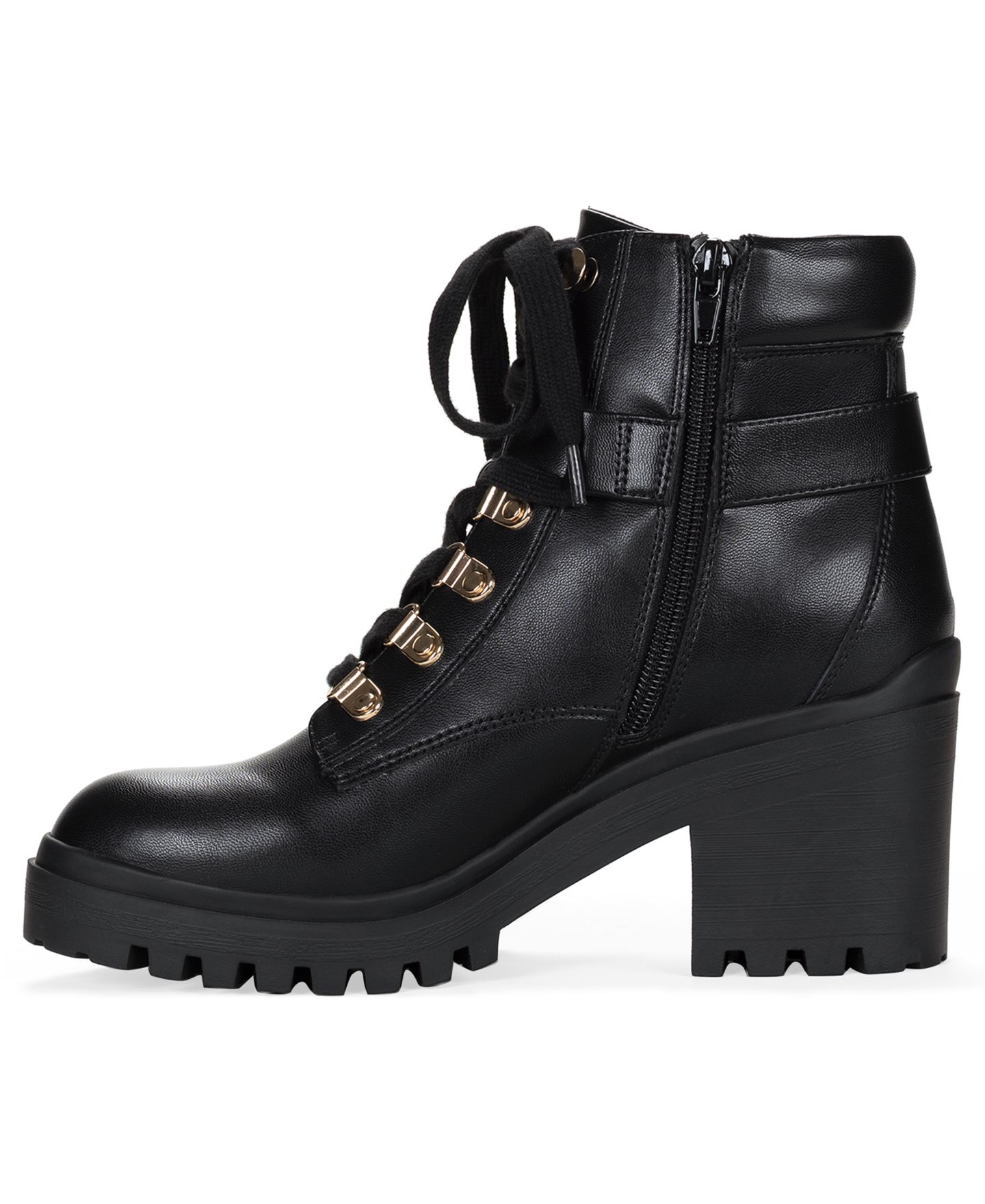 Женские ботинки Wild Pair Elodii Platform Block Heel Ankle Booties, цвет: Чёрный — фото 5