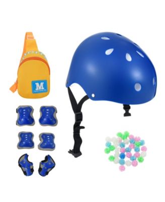 16-Inch Kids Bike with Carbon Steel Frame, Coaster and Hand Brakes, Complete Protective Set, 100 lb Capacity, Ages 4-7
