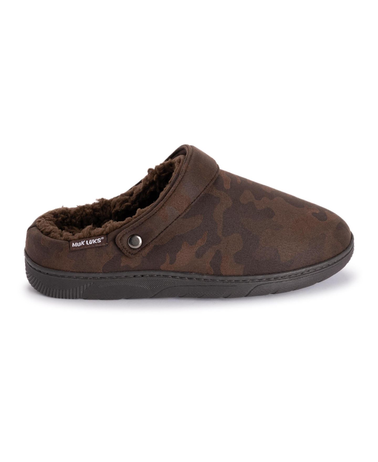 Мужские сабо MUK LUKS Keanu Convertible Clog Slippers, цвет: Коричневый камуфляжный — фото 8