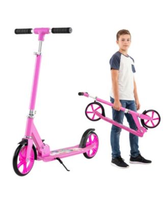 Folding Aluminum Alloy Scooter with 3 Adjustable Heights for Kids and Adults