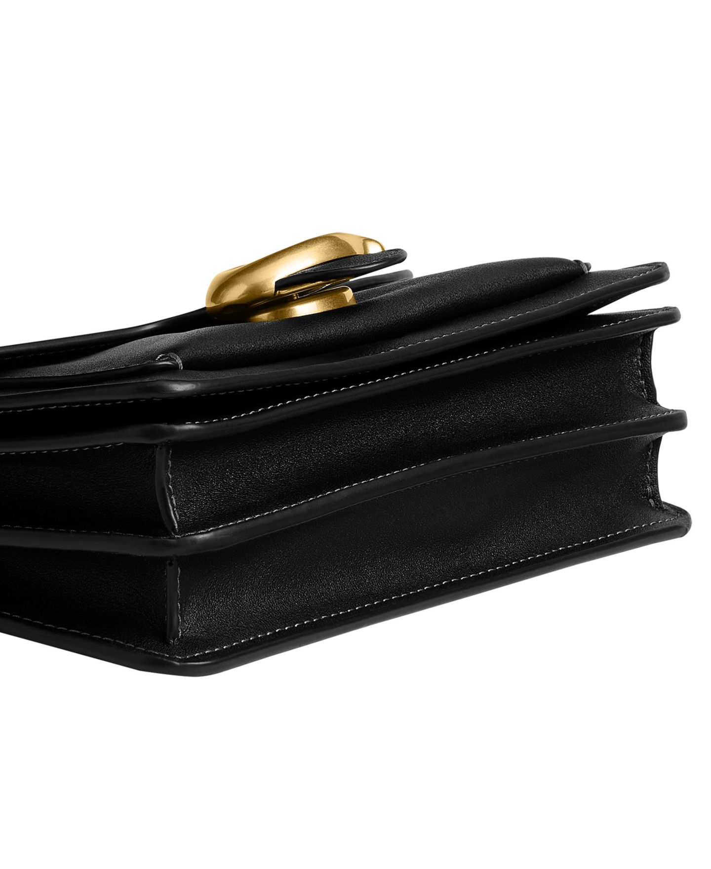 Женская сумка COACH Tabby Small Soft Leather Shoulder 20, цвет: Латунный / Чёрный — фото 11