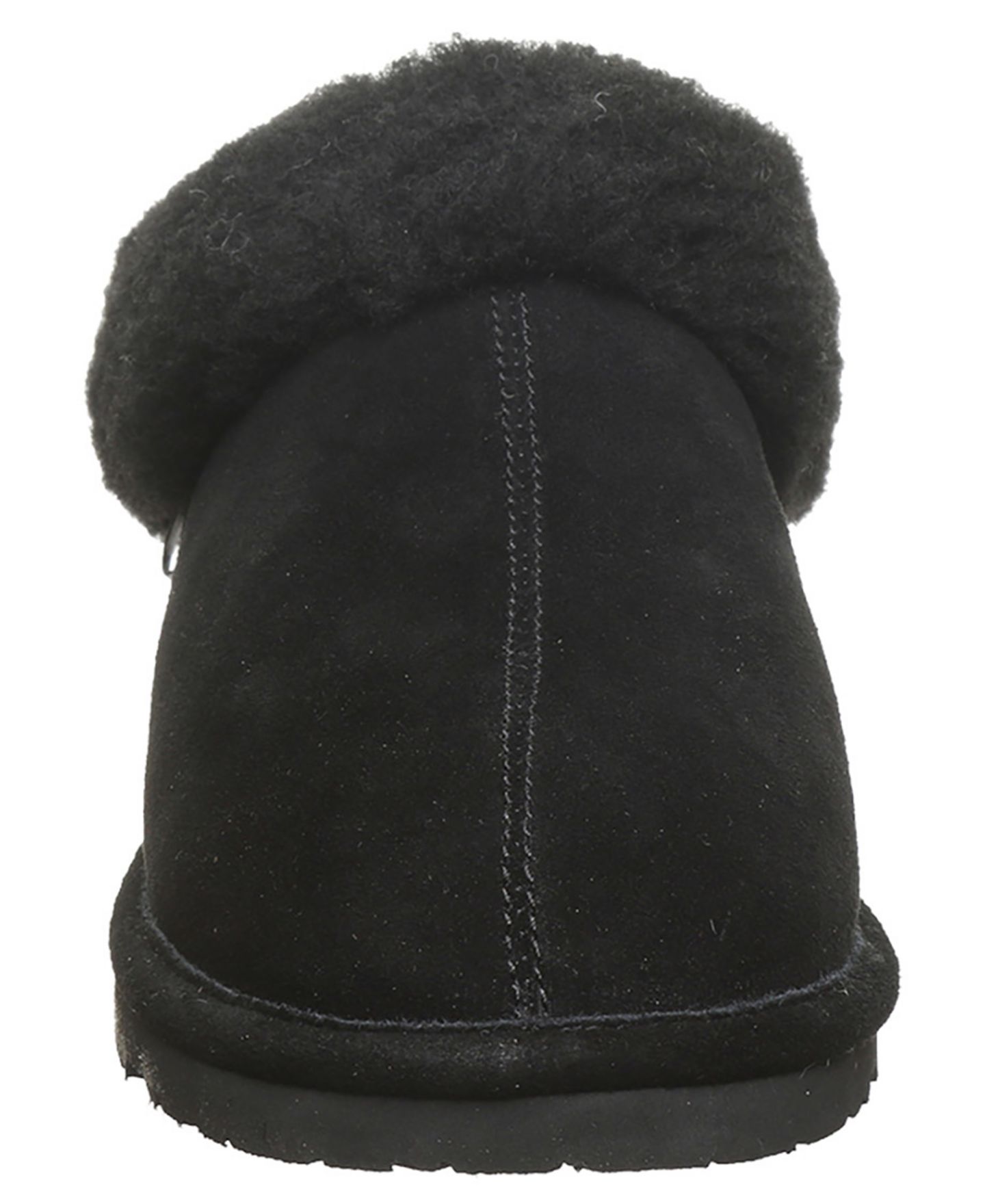 Женские тапочки BEARPAW Delanie Suede Slip-On Slippers, цвет: Чёрный — фото 8