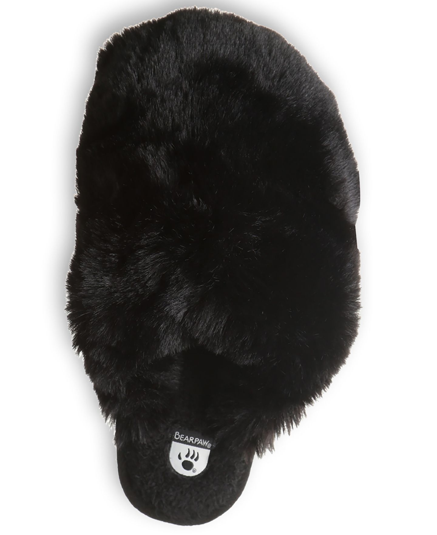 Женские тапочки BEARPAW Silkie Faux Fur Plush Slip-On Slippers, цвет: Чёрный — фото 4