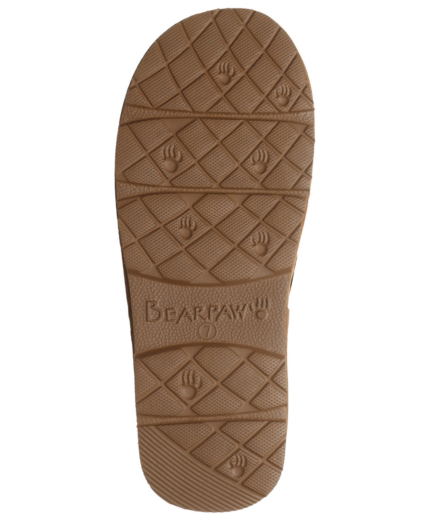 Женские тапочки BEARPAW Briony Fringe Detail Scuff Slippers, цвет: Hickory — фото 5