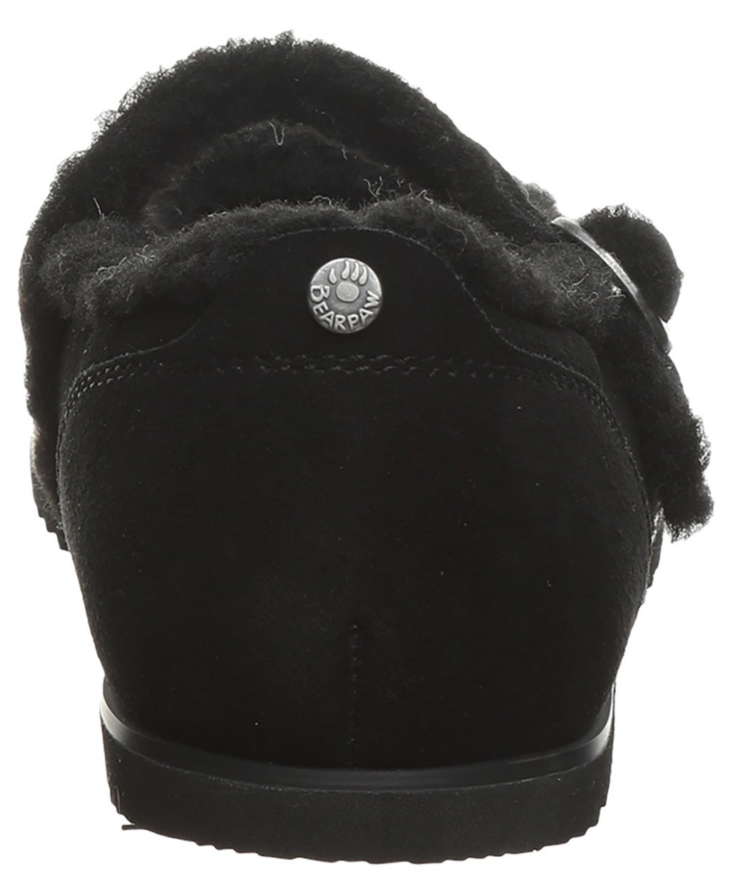 Женские балетки BEARPAW Lou Lou Suede Mary Jane Flats, цвет: Чёрный — фото 3
