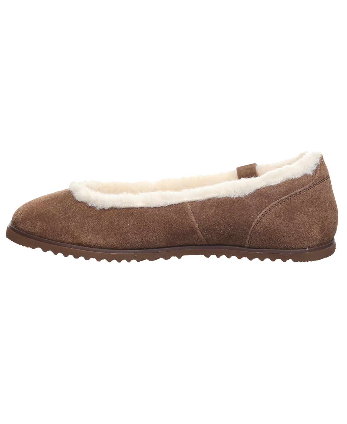 Женские балетки Bearpaw Delphi с отделкой из искусственного меха, цвет: Какао — фото 7