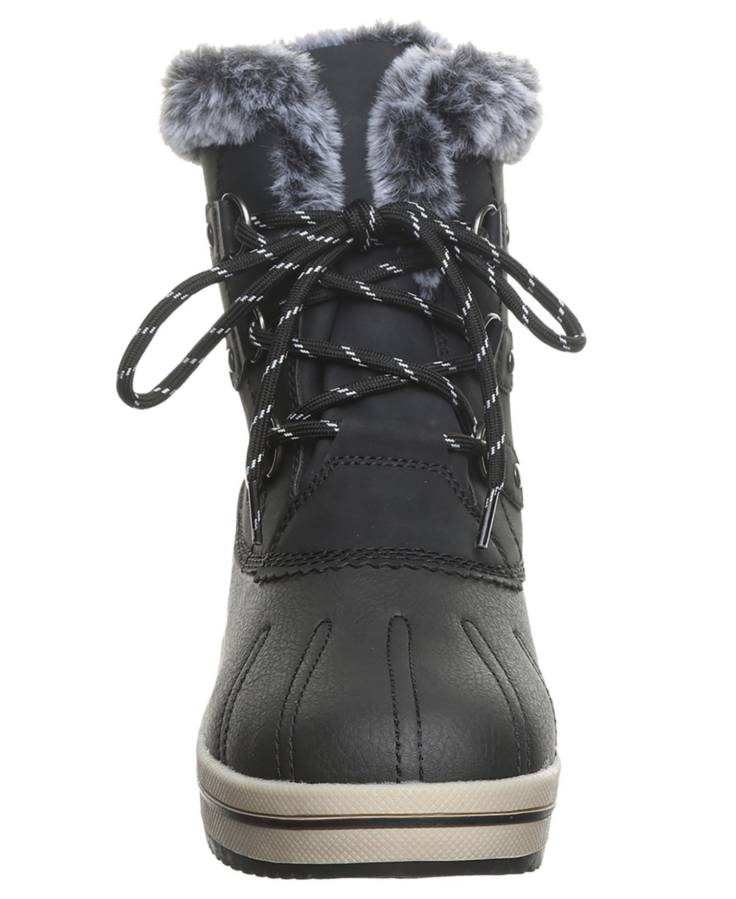 Женские ботинки BEARPAW Vivie Round Toe Wedge, цвет: Чёрный — фото 7