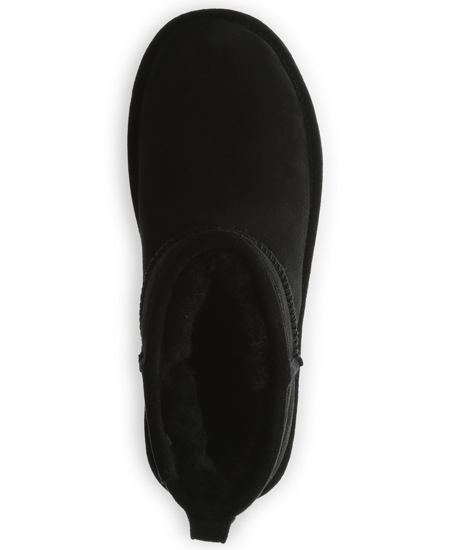 Женские ботинки BEARPAW Shorty Round Toe Suede Booties, цвет: Чёрный — фото 4