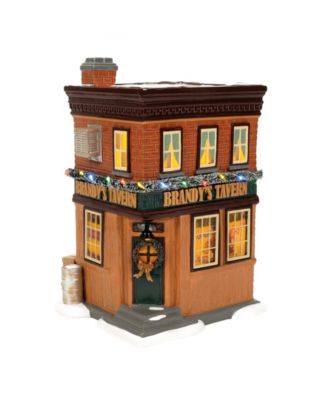 Snow Village Brandy's Tavern Light-Up House Figurine