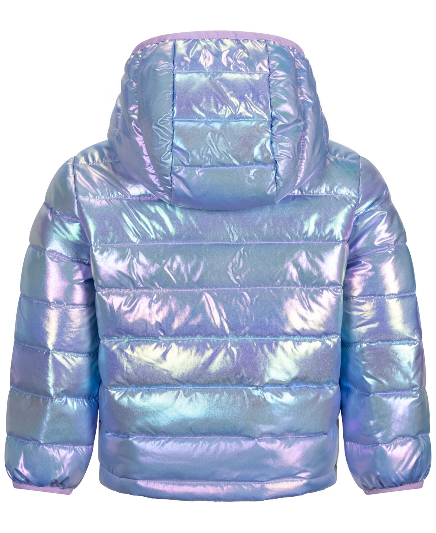 Куртка S Rothschild & CO Iridescent Midweight Packable Jacket для девочек-малышей, цвет: Синий лавандовый — фото 2