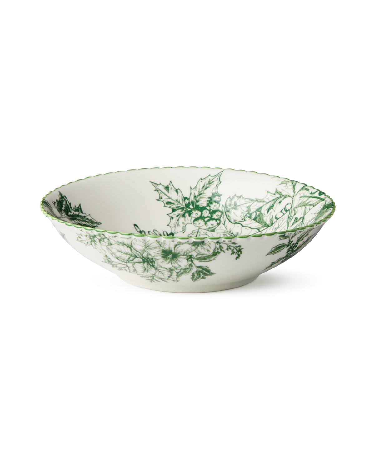 Certified International Winter Evergreen Soup Bowls, Set of 6