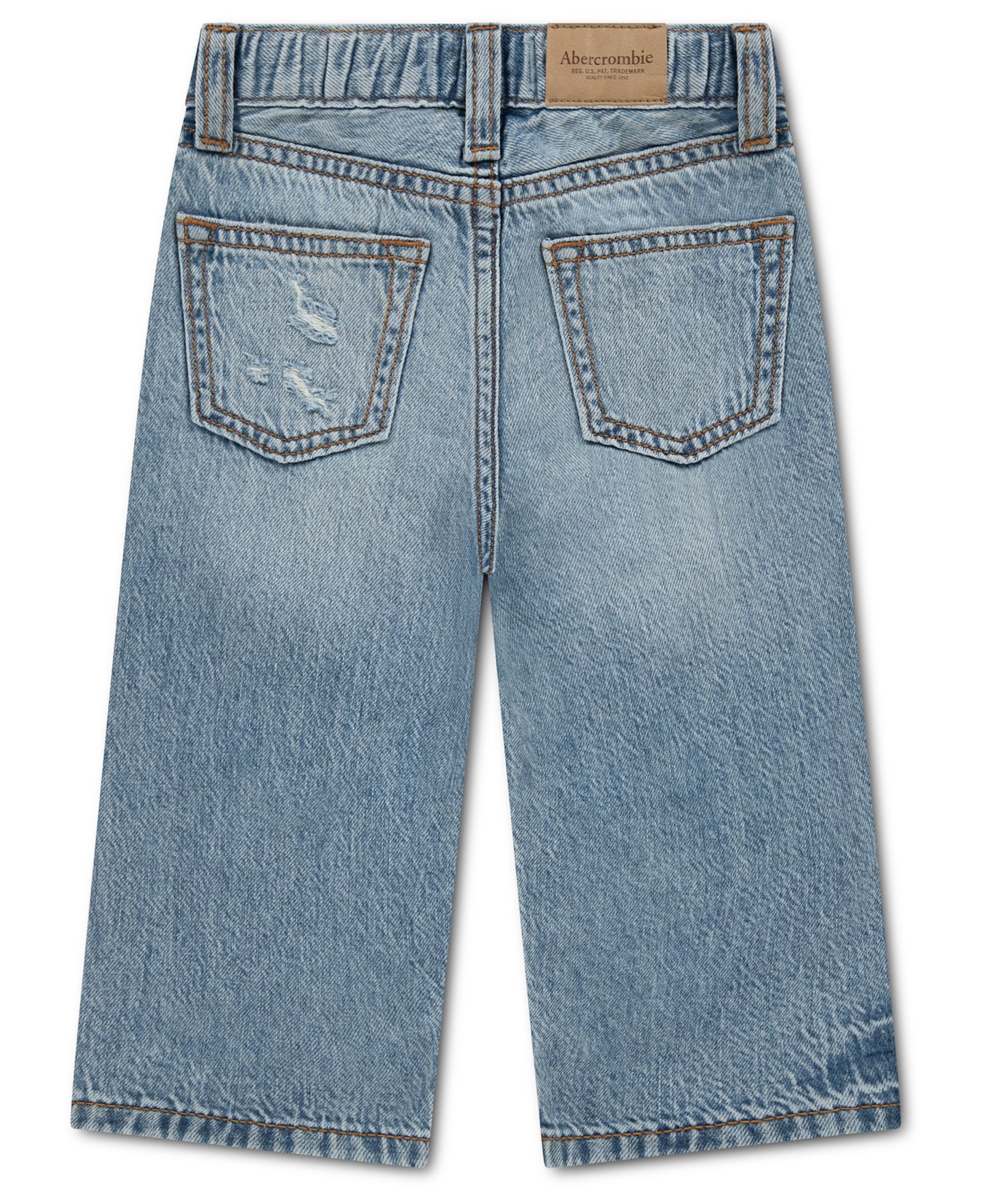 Джинсы abercrombie kids Destroyed Baggy Jeans для мальчиков-малышей, цвет: Drip — фото 2