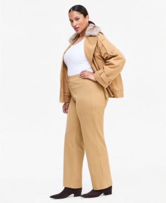 Women's Tan/Beige Straight Dress Pants & Trousers