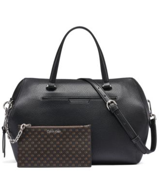 Ever Medium Zipper Satchel Handbag