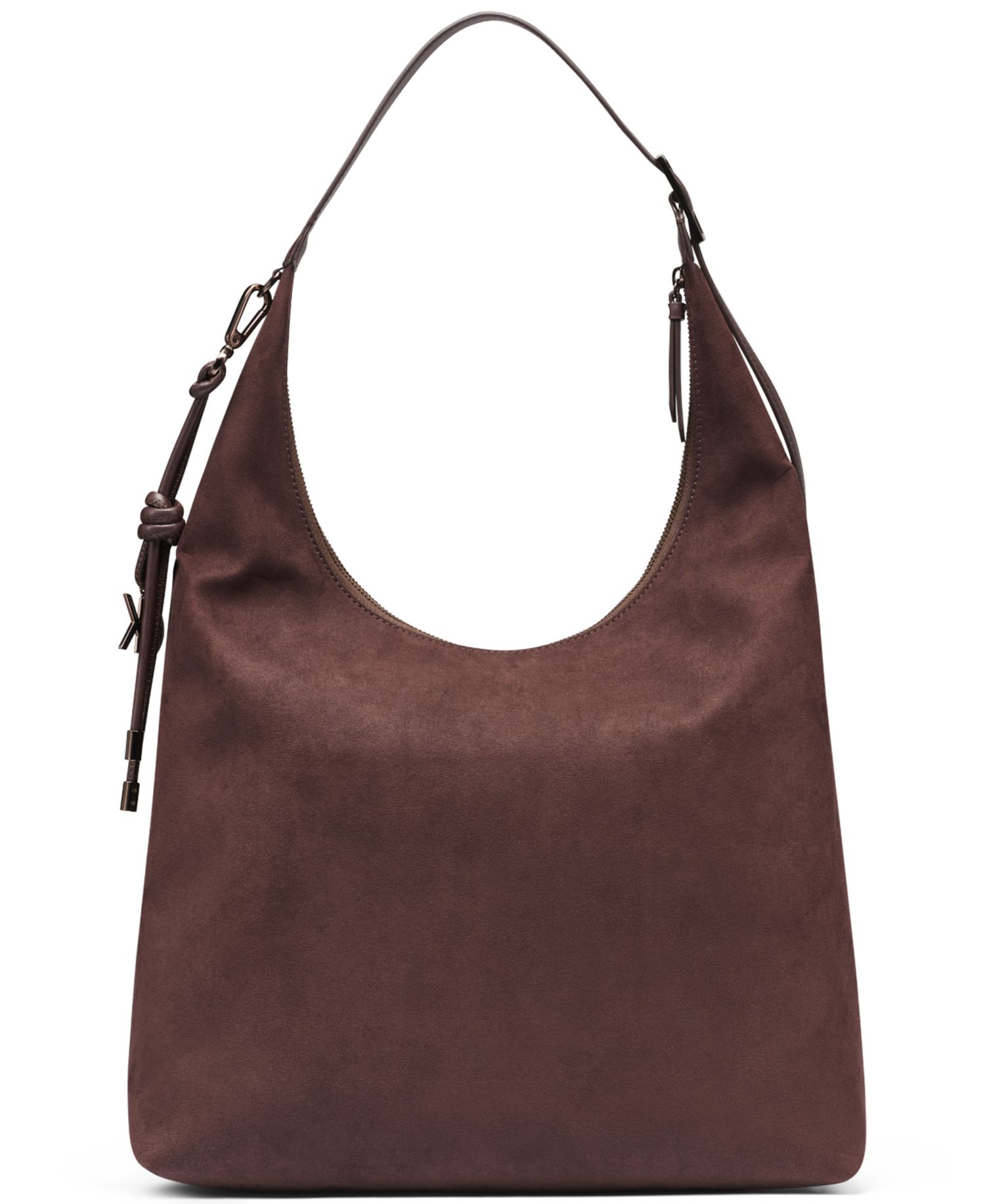 Erina Faux Suede Large Hobo Handbag