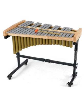32-Note Aluminum Marimba with Height-Adjustable Lockable Rolling Stand