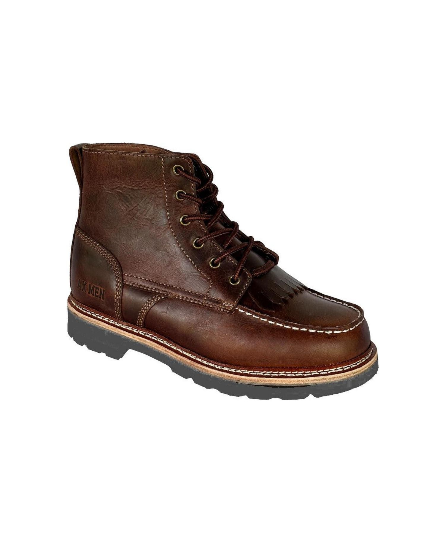 Men's Boots Barnes 6 Inch Front Lace Moc Toe