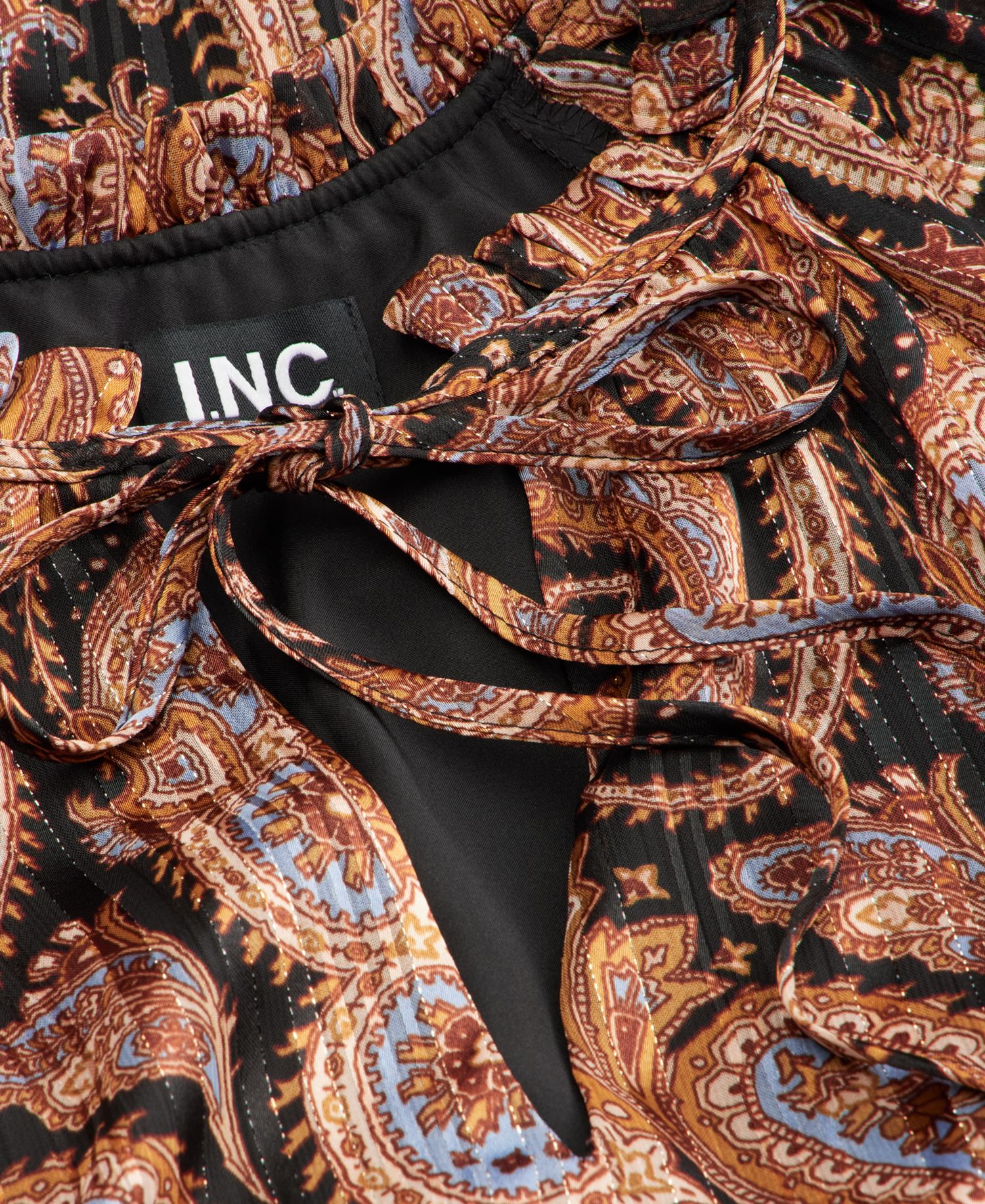 Women's Long-Sleeve Printed High-Low Dress