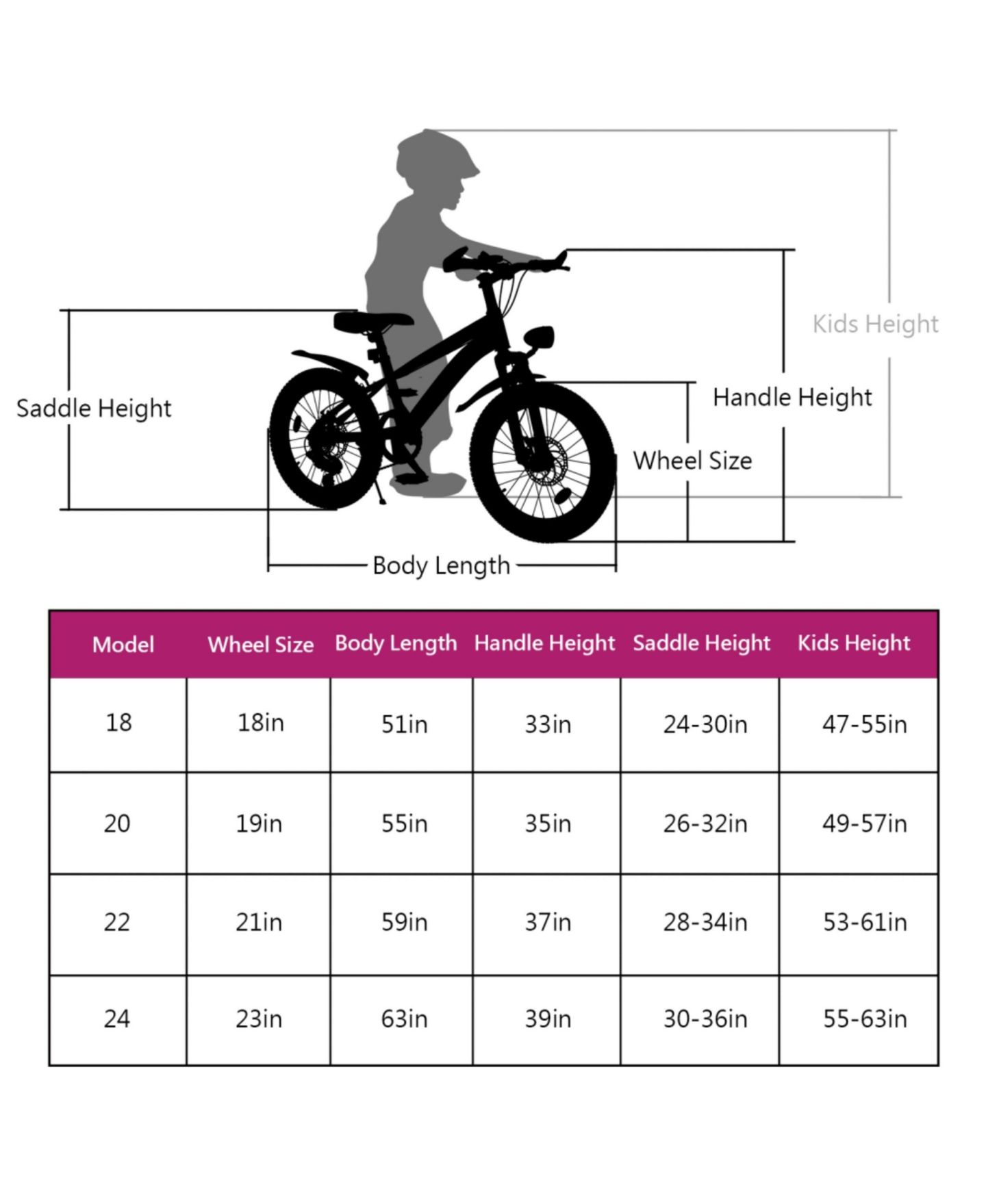 Детская игрушка ECHTPeak 20 Inch Kids Mountain Bike with 7-Speed Gears, Dual Disc Brakes & Shock-Absorber Front Fork, 7–12 лет, цвет: Розовый — фото 3