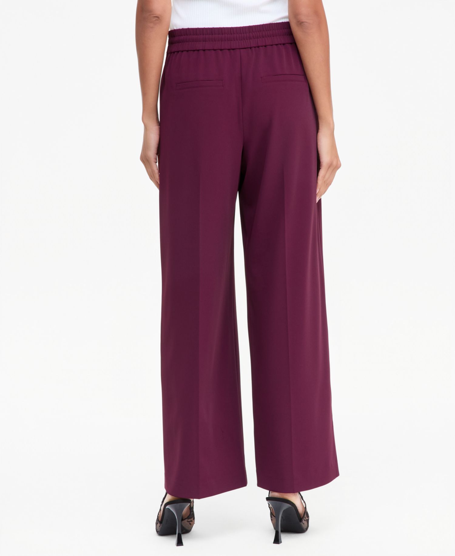 Women's Drawstring Wide-Leg Pants
