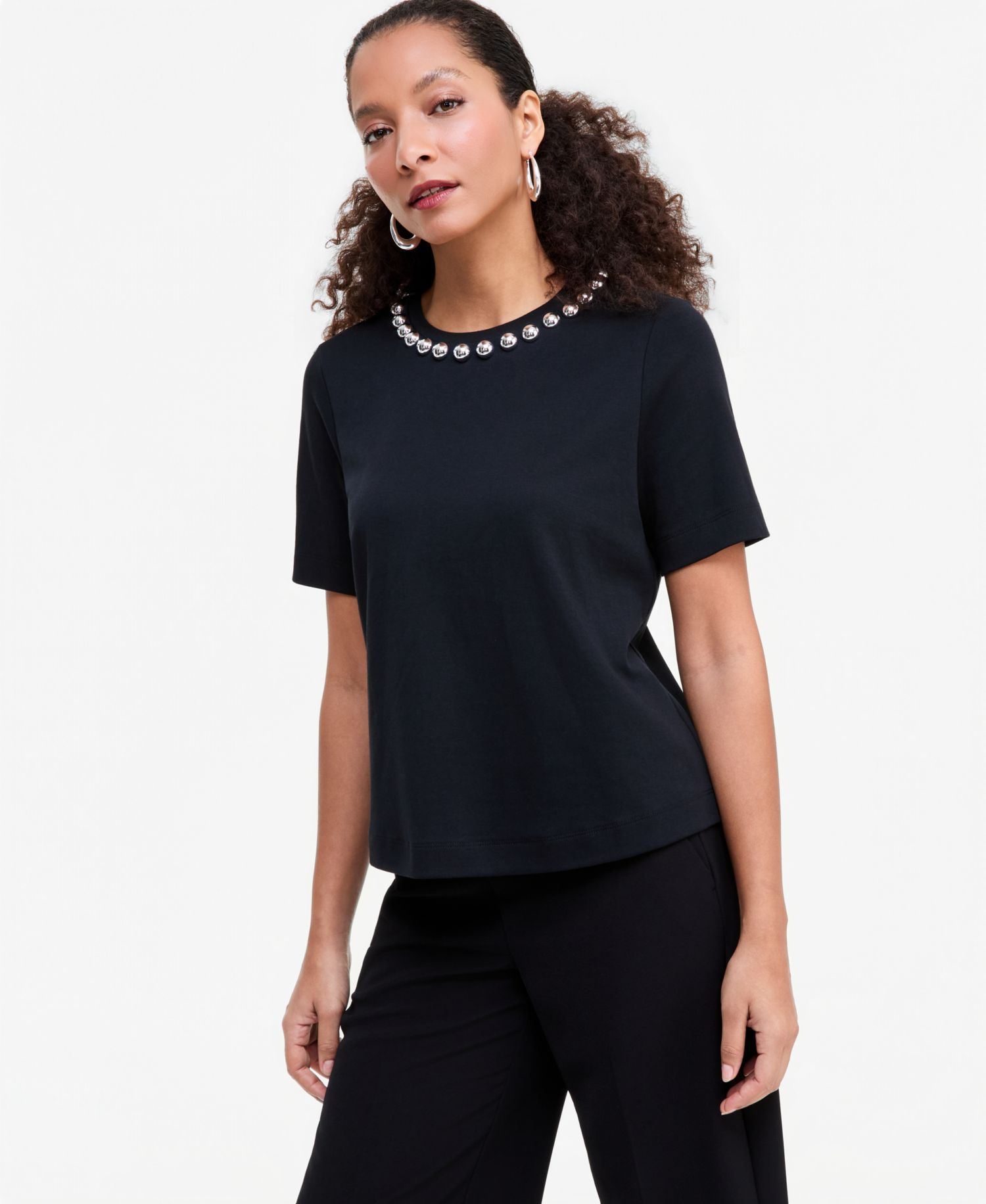 Women's Embellished Crewneck T-Shirt