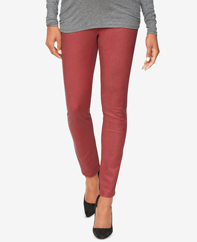 DL 1961 Maternity Coated Skinny Jeans