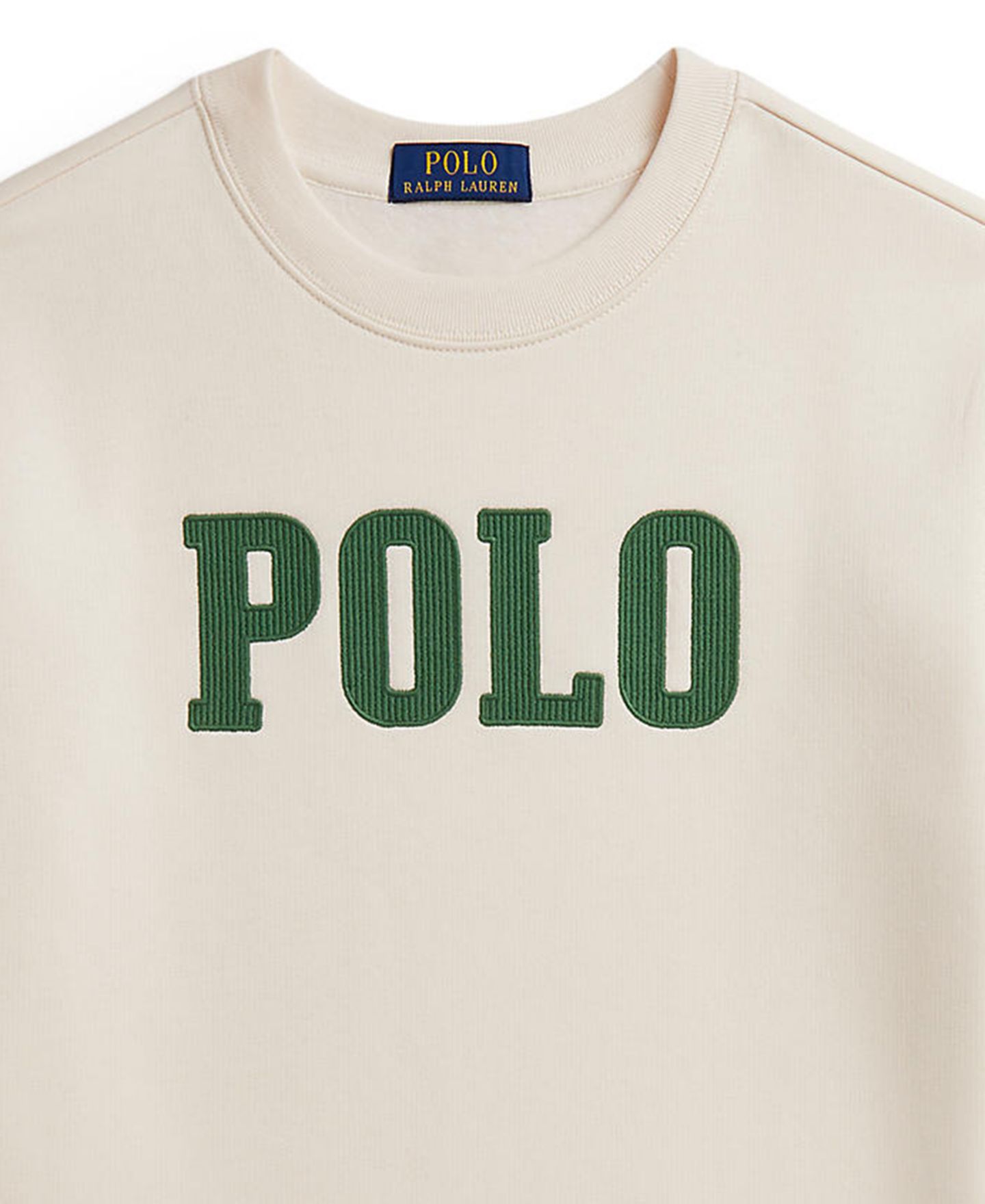 Толстовка Polo Ralph Lauren Logo Fleece для мальчиков, цвет: Кремовый — фото 3