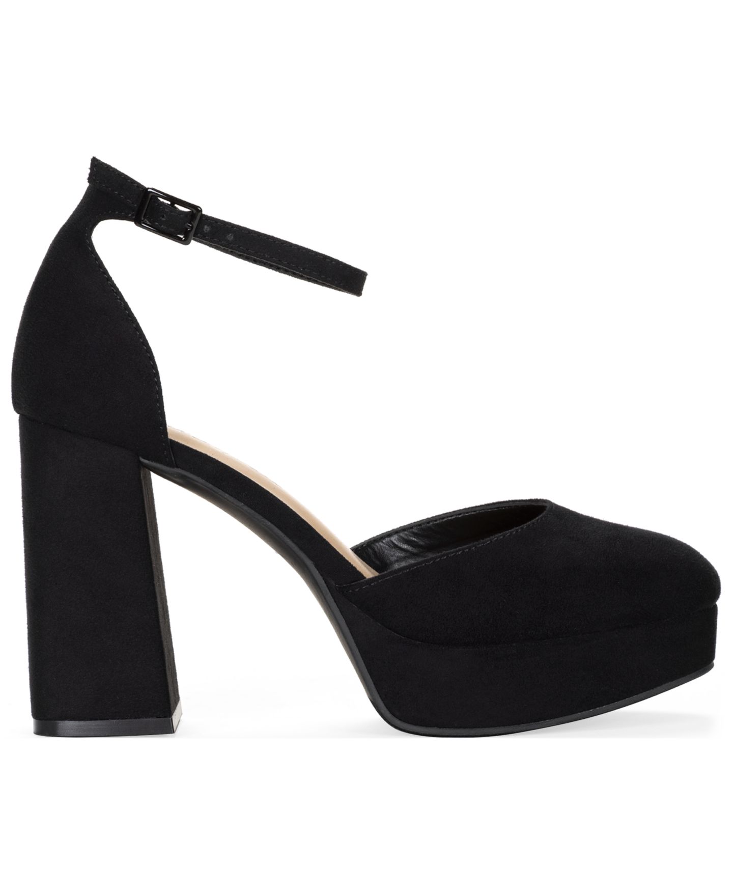 Женские туфли Wild Pair Twyyla Platform Block Heel Dress Pumps, цвет: Чёрный — фото 2