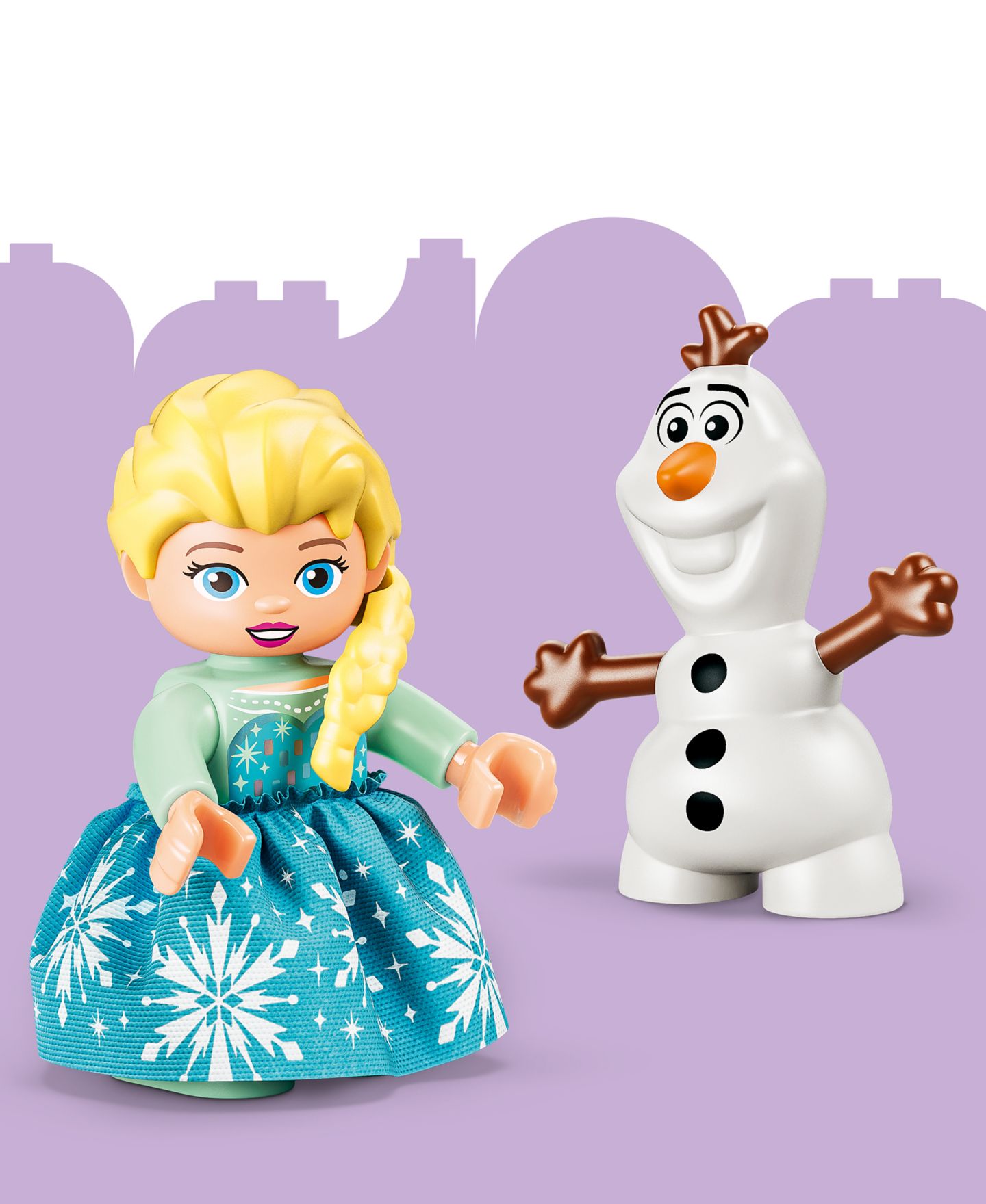 Детские конструкторы LEGO® Duplo Disney Frozen Creative Box with Elsa and Olaf 10462, 37 Pieces — фото 5
