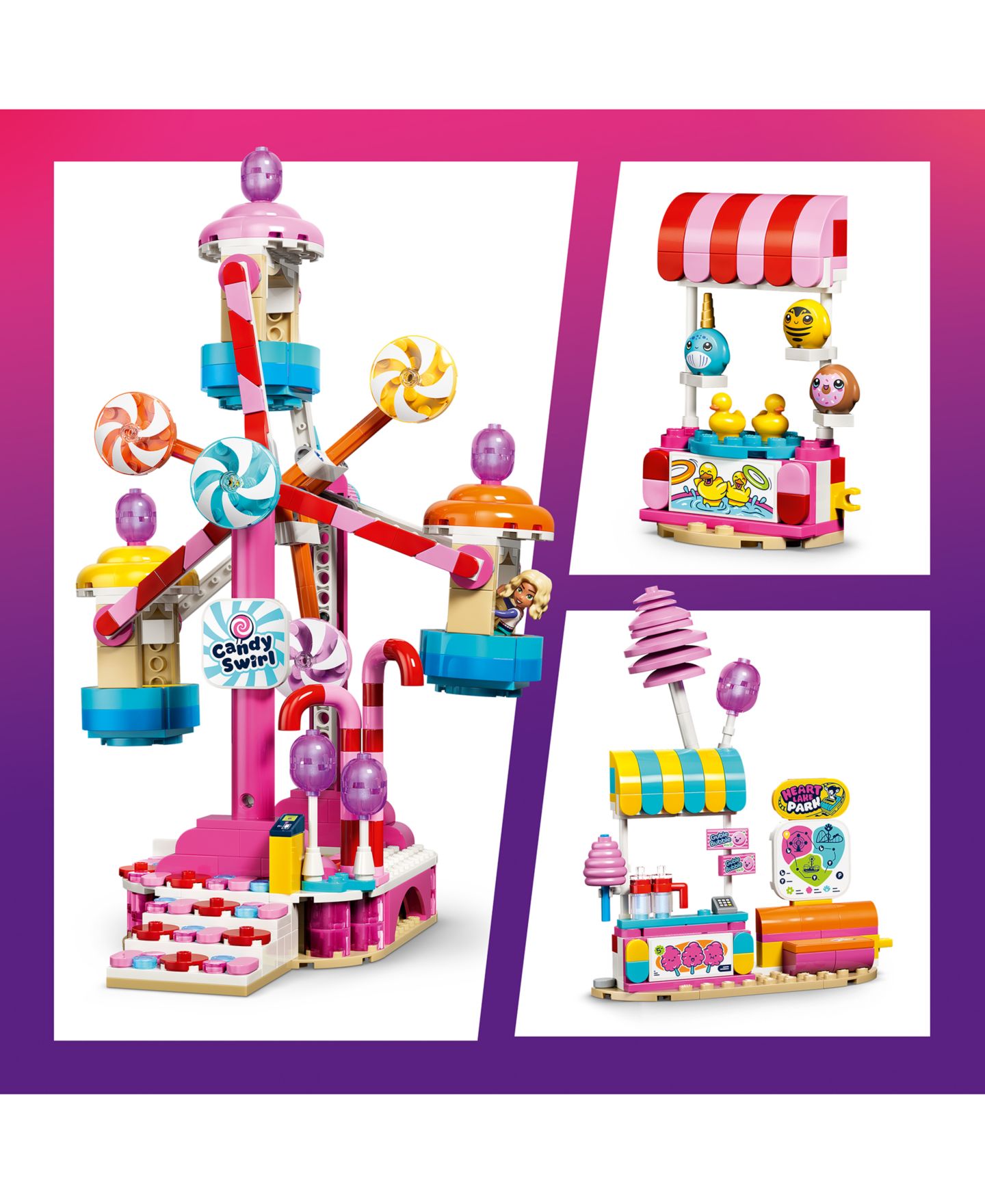Детские конструкторы LEGO® Friends Candy Cupcake Ferris Wheel 42700, 602 Pieces — фото 2