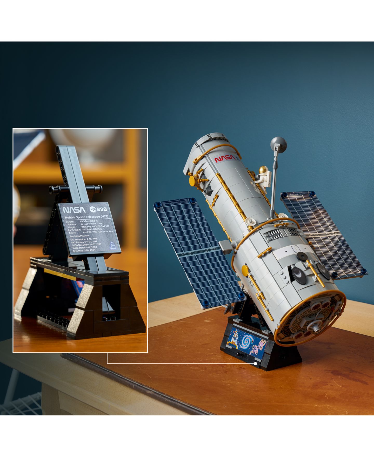 Детские конструкторы LEGO® Icons Hubble Space Telescope 11382, 1252 Pieces — фото 6