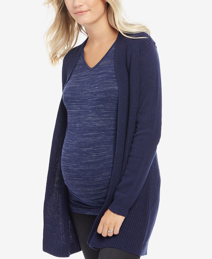 Motherhood Maternity OpenFront Draped Cardigan Macy's