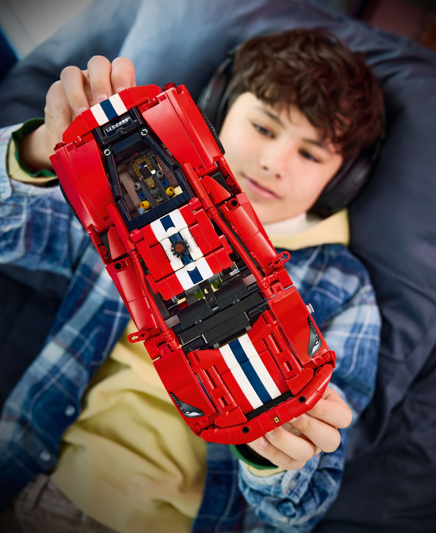 Детские конструкторы LEGO® Technic Ferrari 488 Pista Car Toy 42235, 882 Pieces — фото 6