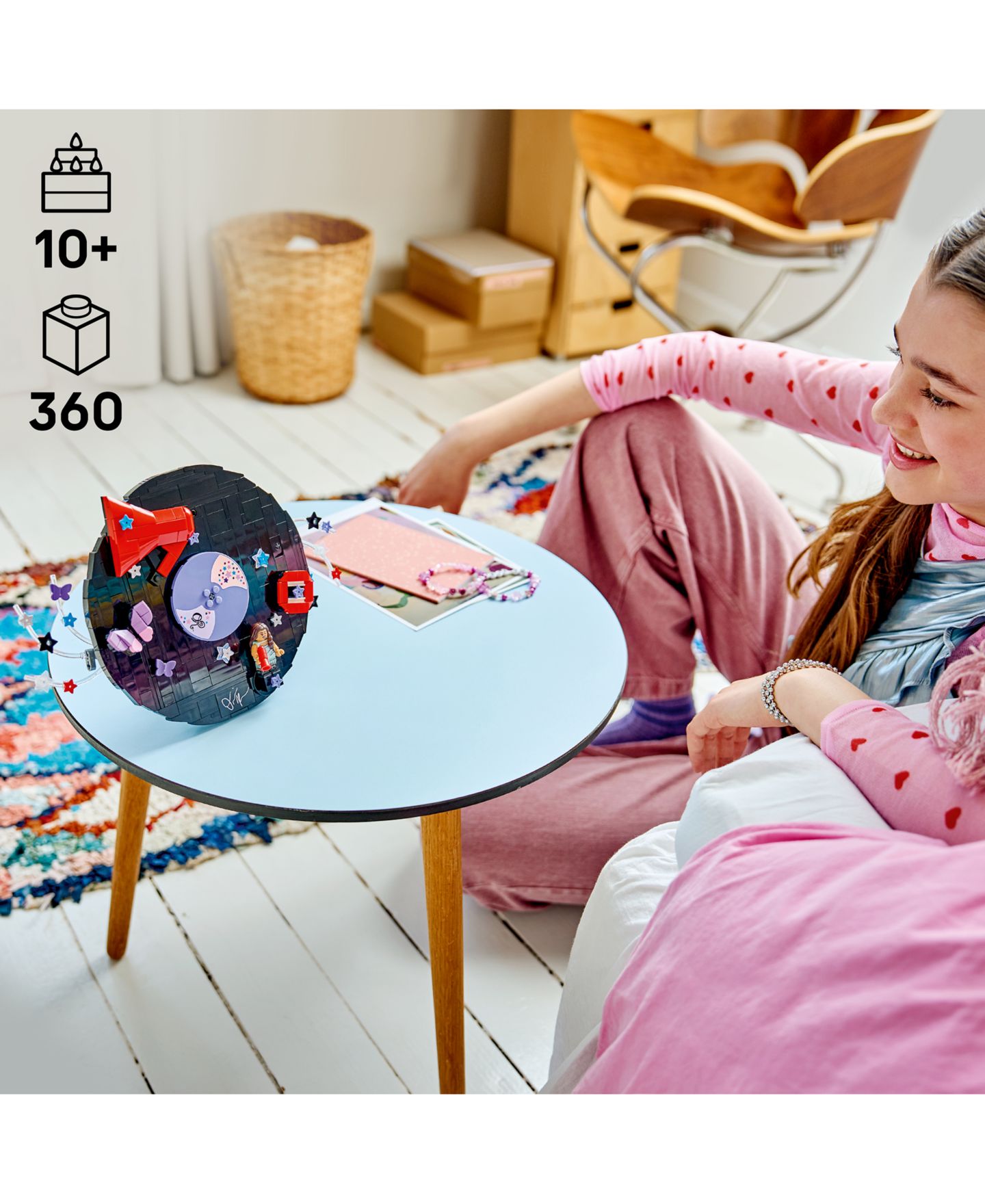 Детские конструкторы LEGO® Editions Olivia Rodrigo's Vinyl 43028, 360 Pieces — фото 4