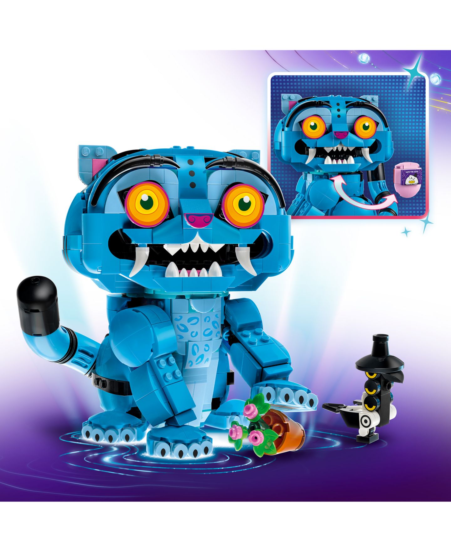 Детские конструкторы LEGO® KPop Demon Hunters Derpy Tiger and Sussie Bird 72537, 825 Pieces — фото 3