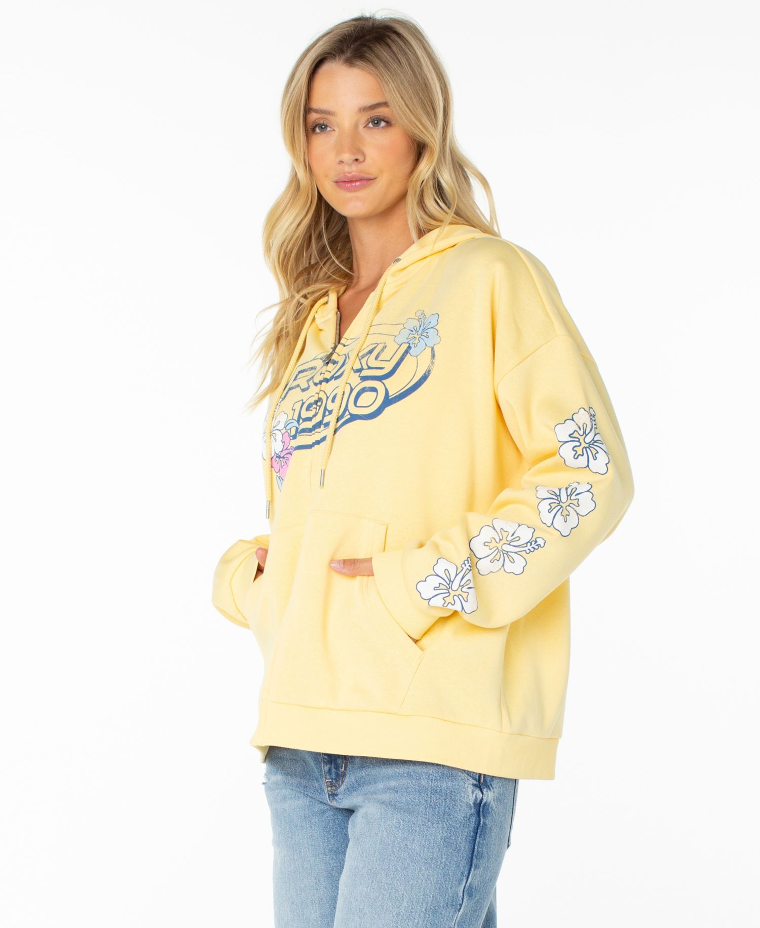 Women's Sundown Full-Zip Oversized Graphic Hoodie
