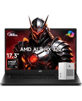 17.3" AI Laptop with 64GB RAM, eGPU RX 7600M XT, Video Editing