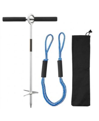 Stainless Steel Sand Boat Anchor with Spiral Blade for Jet Ski PWC Pontoon Kayak