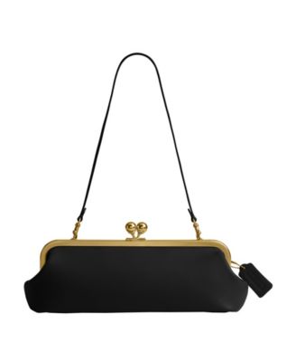 Kisslock Small Leather Frame Bag 30