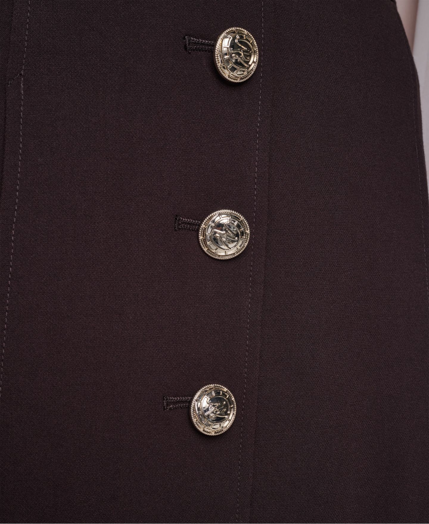 Женская юбка KARL LAGERFELD PARIS Petite Mini Pleated, цвет: Шоколадный — фото 6
