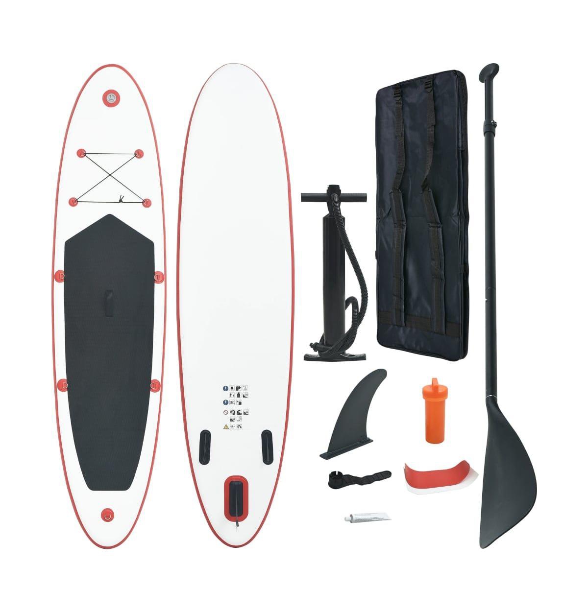 Hikeen Stand Up Paddle Board Set Sup Surfboard Inflatable - Red