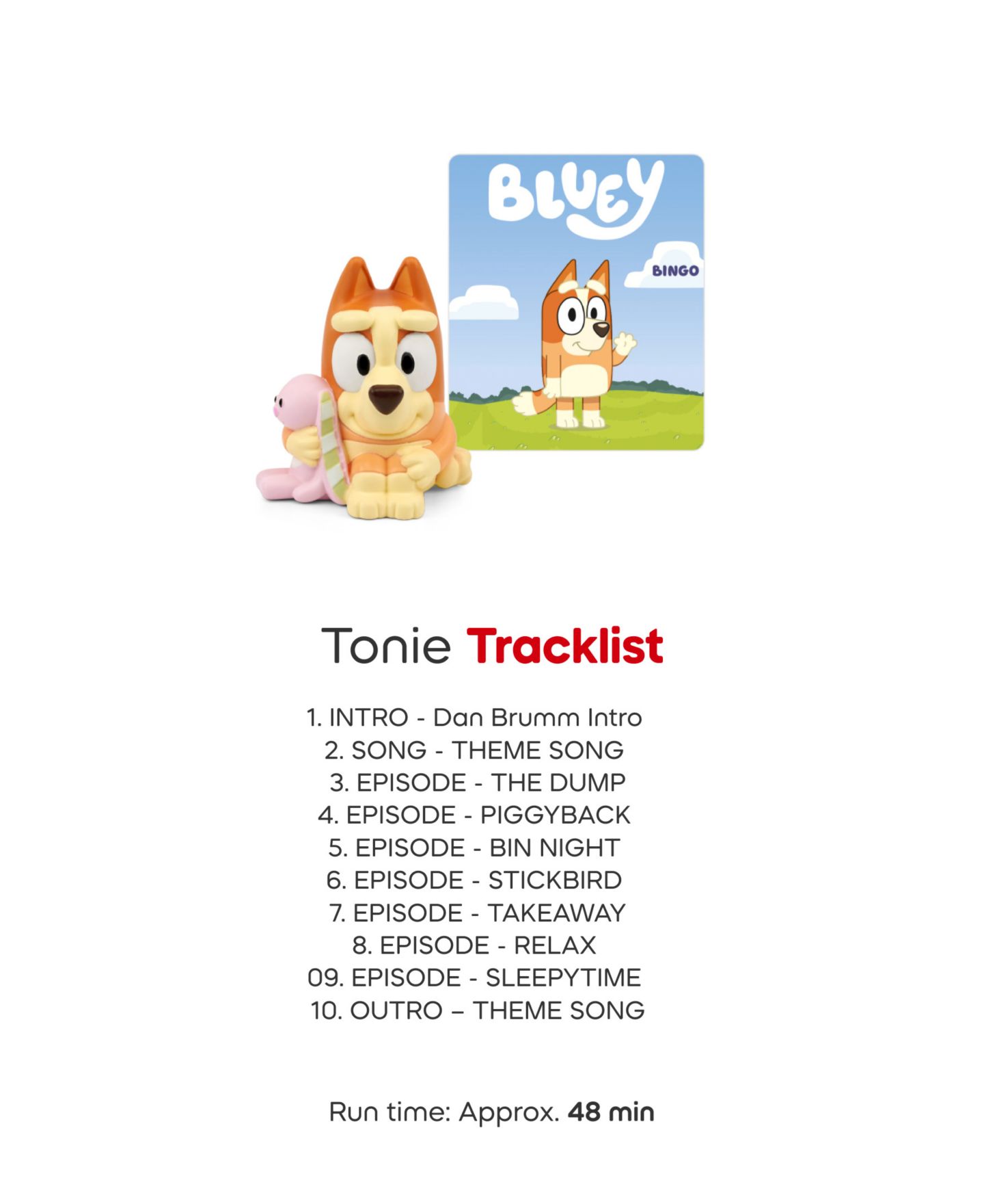 Детские игрушки Tonies Toniebox 2 Bluey Bundle Screen-Free Audio Player, Ages 3+ — фото 6