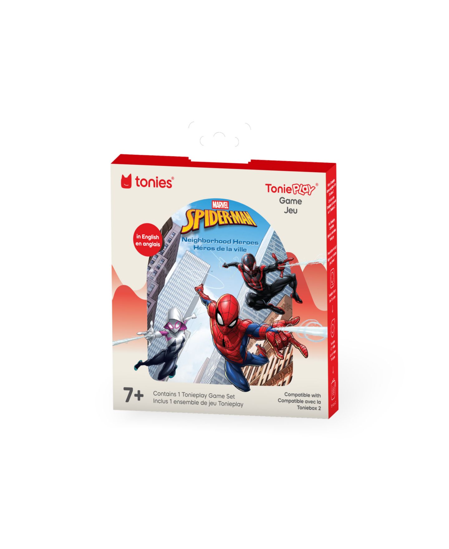 Детская настольная игра Tonies Tonieplay Marvel Spider-Man Neighborhood Hero Board Game, Ages 7+ — фото 5