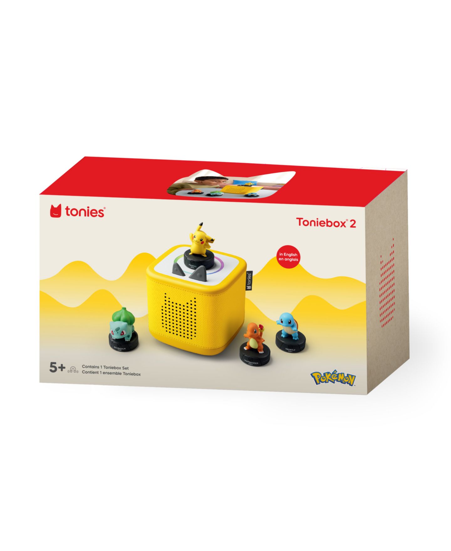 Детские игрушки Tonies Pokémon Toniebox 2 Screen-Free 5-Piece Electronic Game, Ages 5+ — фото 10